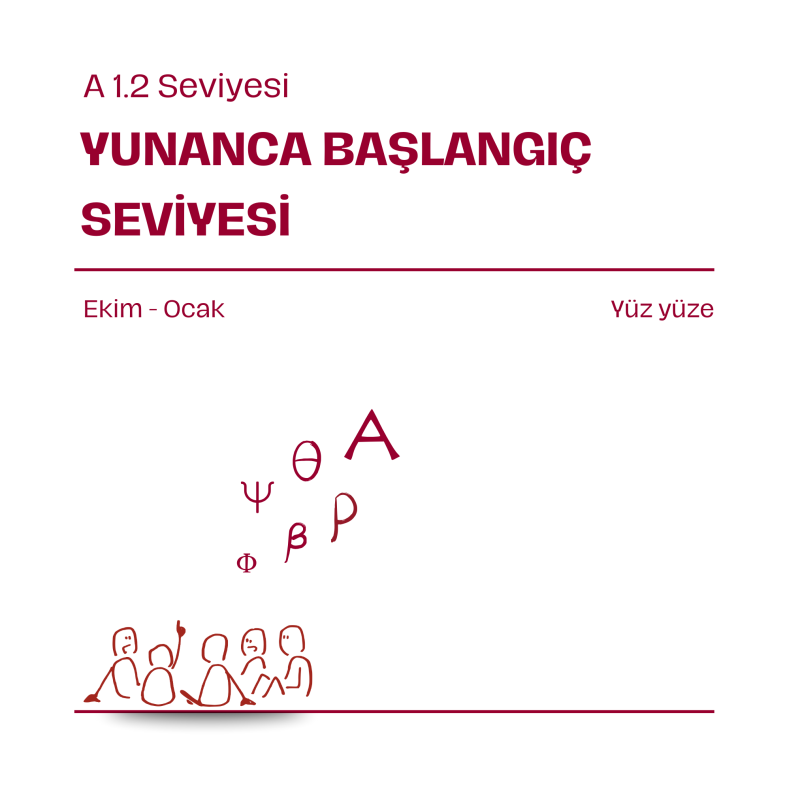 YUNANCA BAŞLANGIÇ SEVİYESİ - A1.2 ( YÜZ YÜZE)